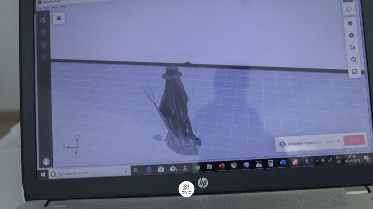 sopeolaosebikan's tweet photo. Adopting new technologies such as 3D printing, automation and artificial intelligence increase productivity, quality of work and ensure sustainability.
Pree this "Eyo" 3D model that was modelled and printed in @civicilab by @itesl_fablab
#CivicIlab #3dprinting https://t.co/uhlXVJXk9r