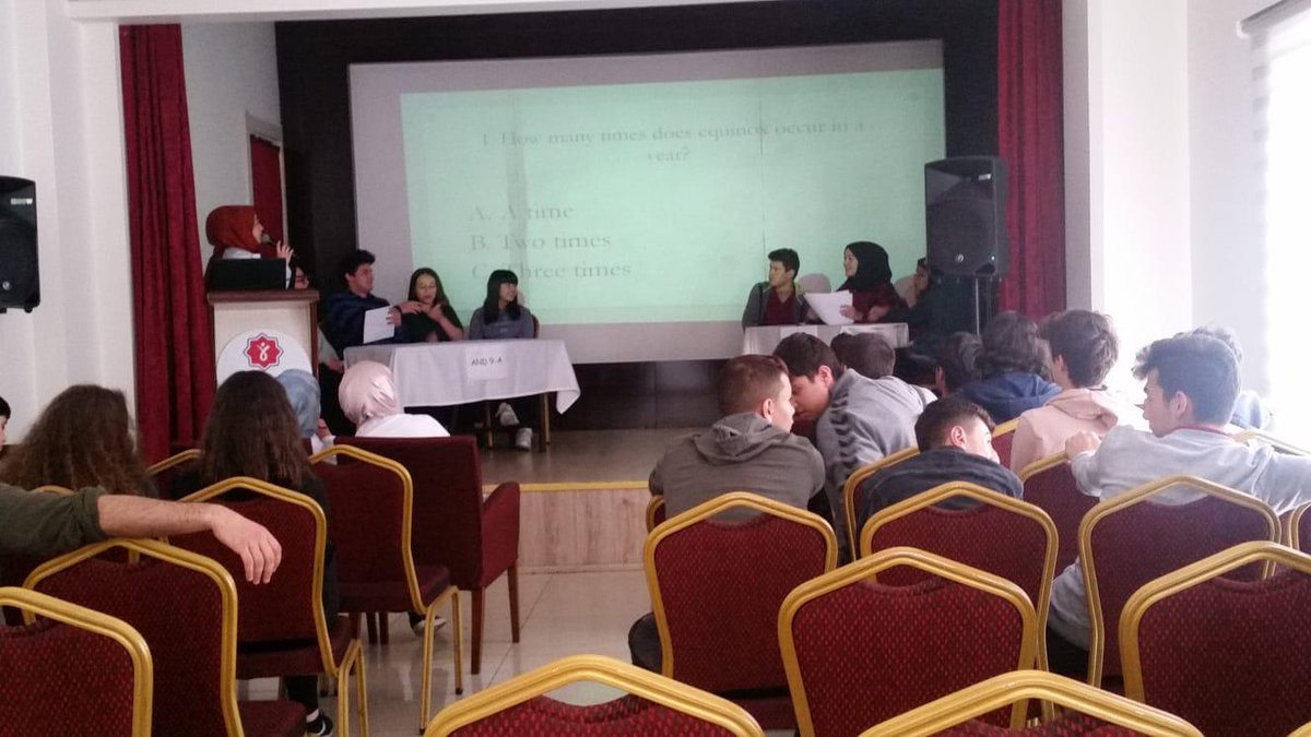 İngilizce zümremiz, öğrencilerimizin bildiklerini sınamaları için okulumuzda bir bilgi yarışması düzenledi. Öğrencilerimiz yarışmada  bilim, kültür ve sanat gibi çeşitli konularda hazırlanan soruları yanıtladılar.#birikimokulları #pendik #ingilizce