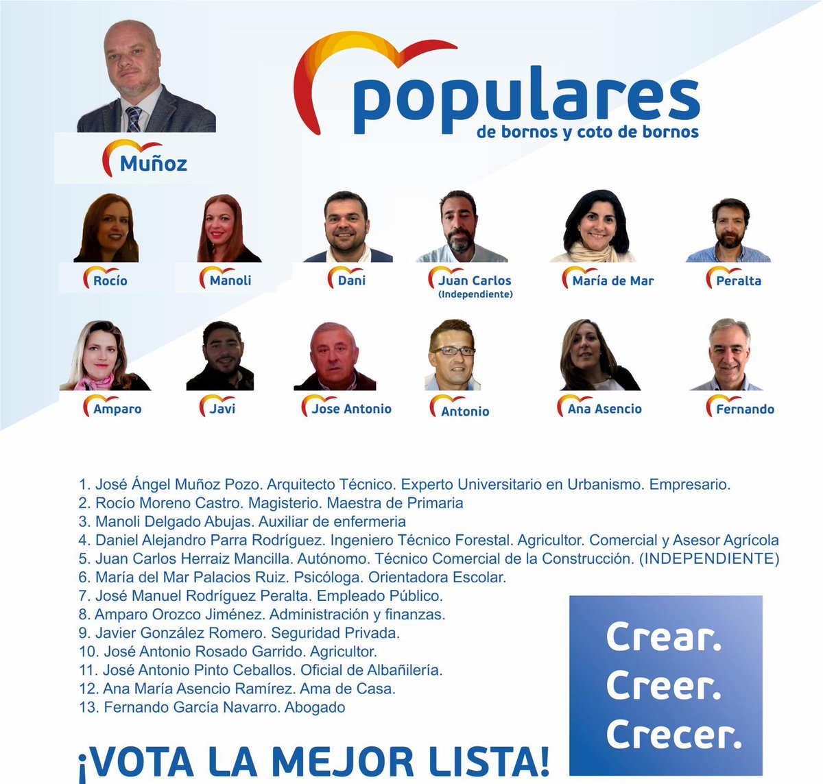 ppbornos's tweet photo. #26Mayo ¡Vota la mejor lista! https://t.co/o4Y5BdeNmB