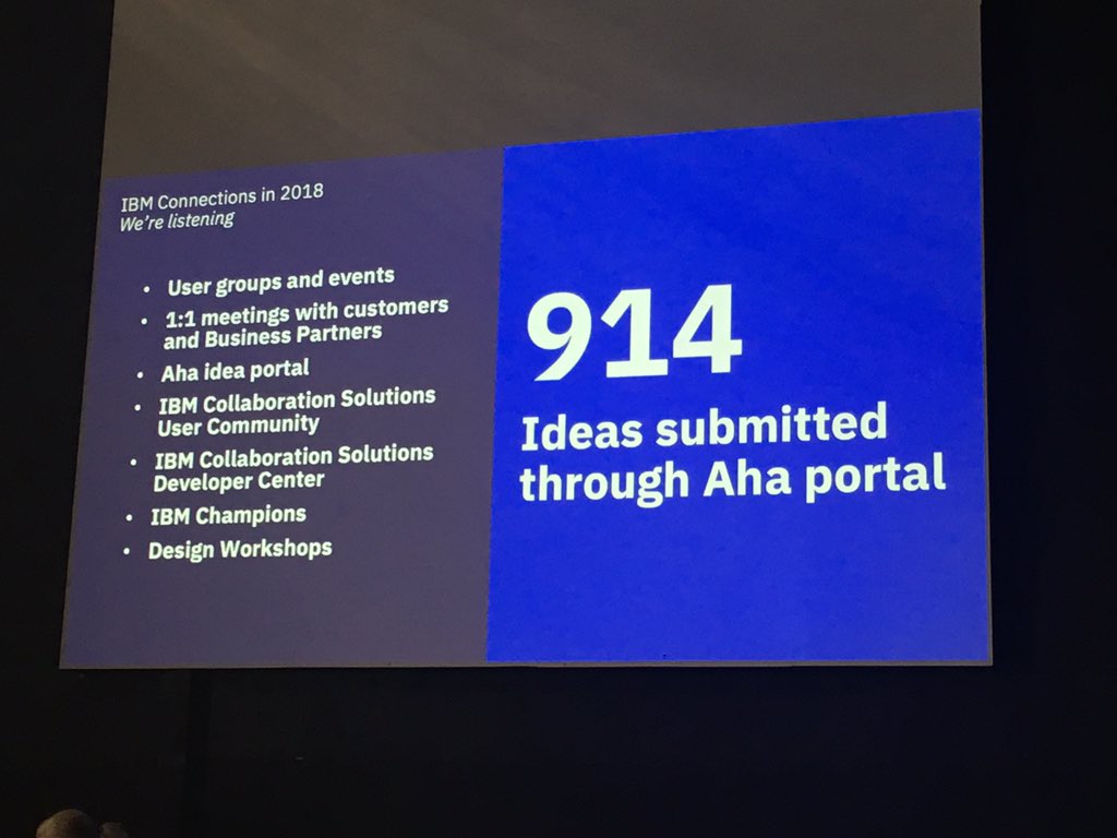 joinTiny's tweet image. Massive year from the #IBMConnections team via @social_baptiste #engageug