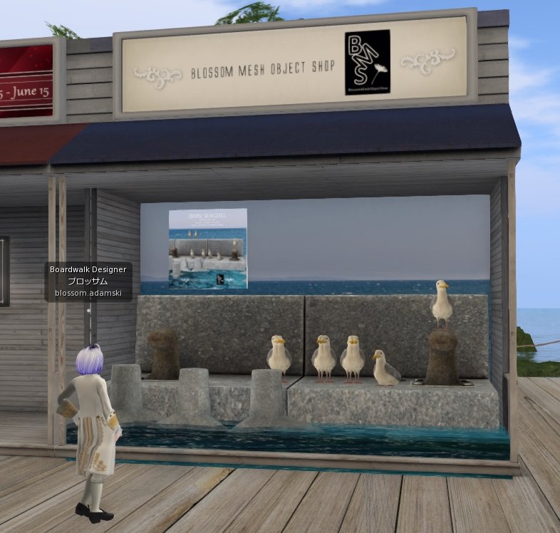 ★SecondLife
The Boardwalk Eventにカモメ出品しました。
防波堤やらなにやらセットです。カモメ飛びません！
maps.secondlife.com/secondlife/Von…
#SecondLife #SLJP
