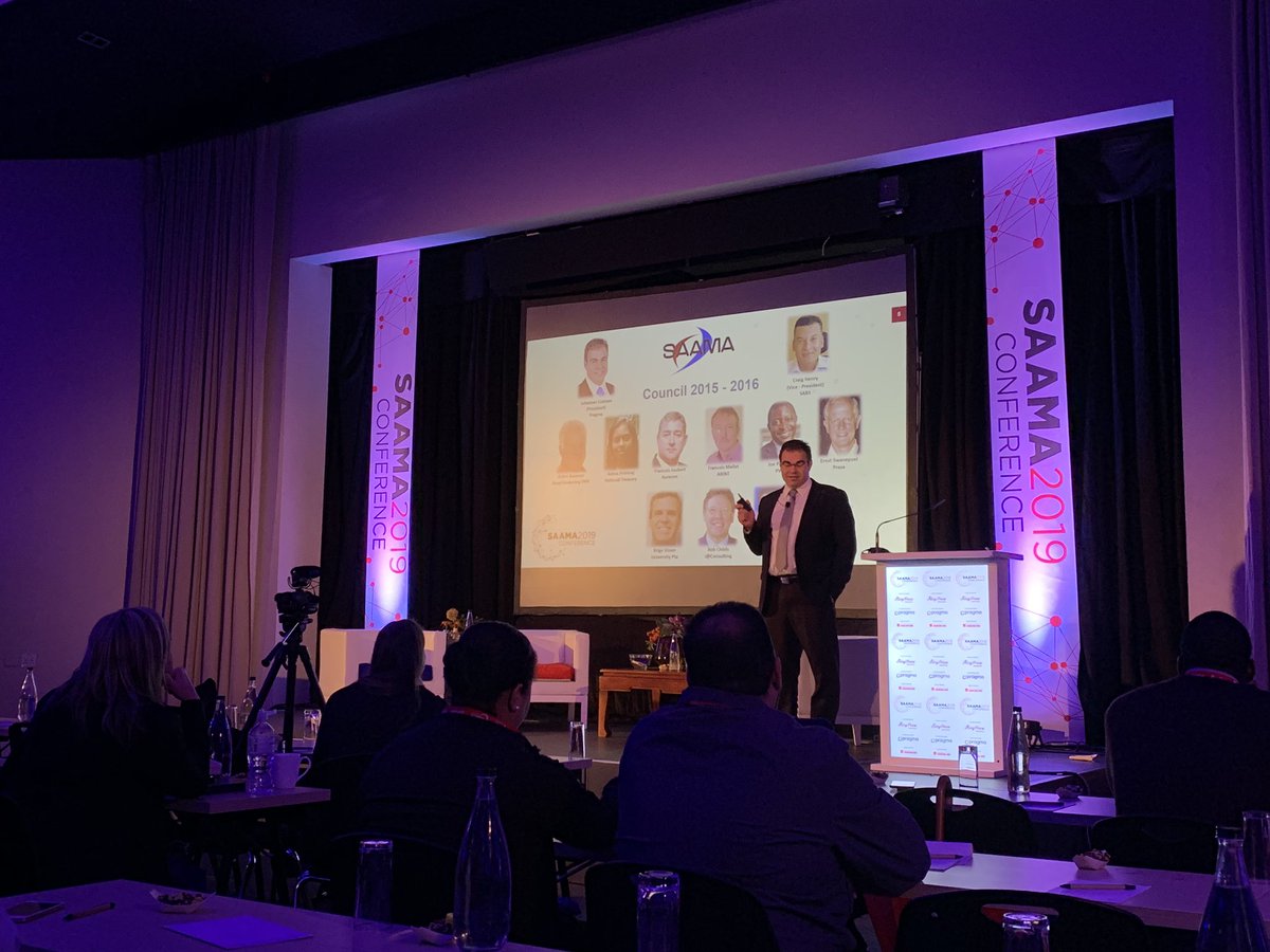 It’s a great week in Stellenbosch. Johannes Coetzee, SAAMA President, kicked off day two of the SAAMA2019 Conference.