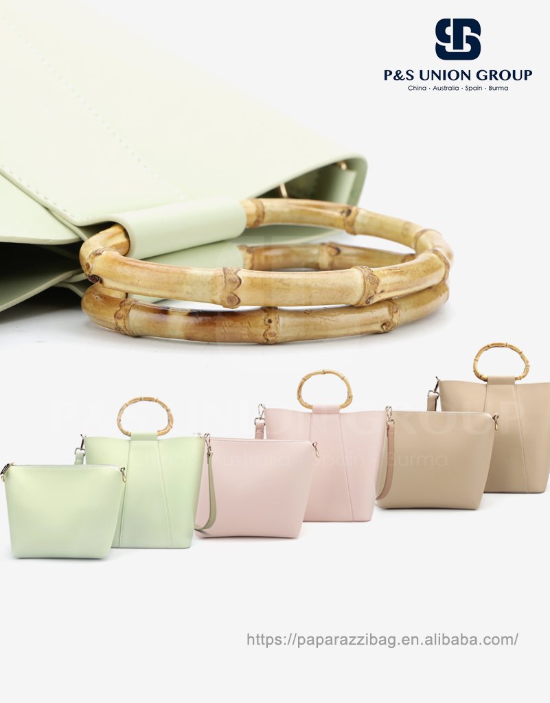 PSUNIONGROUP's tweet photo. Oval shape bamboo top handle fashion tote with inner shoulder bags.
 #ladyhandbag #leatherbag  #factory #bamboo #clutch #shoulderbag #guangzhou #handbagnews  #handbags  #HANDBAGFACTORY   #manufacturer #Myanmar #fashion #bolsos #carteras  #lady #tote #wallet #backpacks #clutch https://t.co/TvALiUyRgs