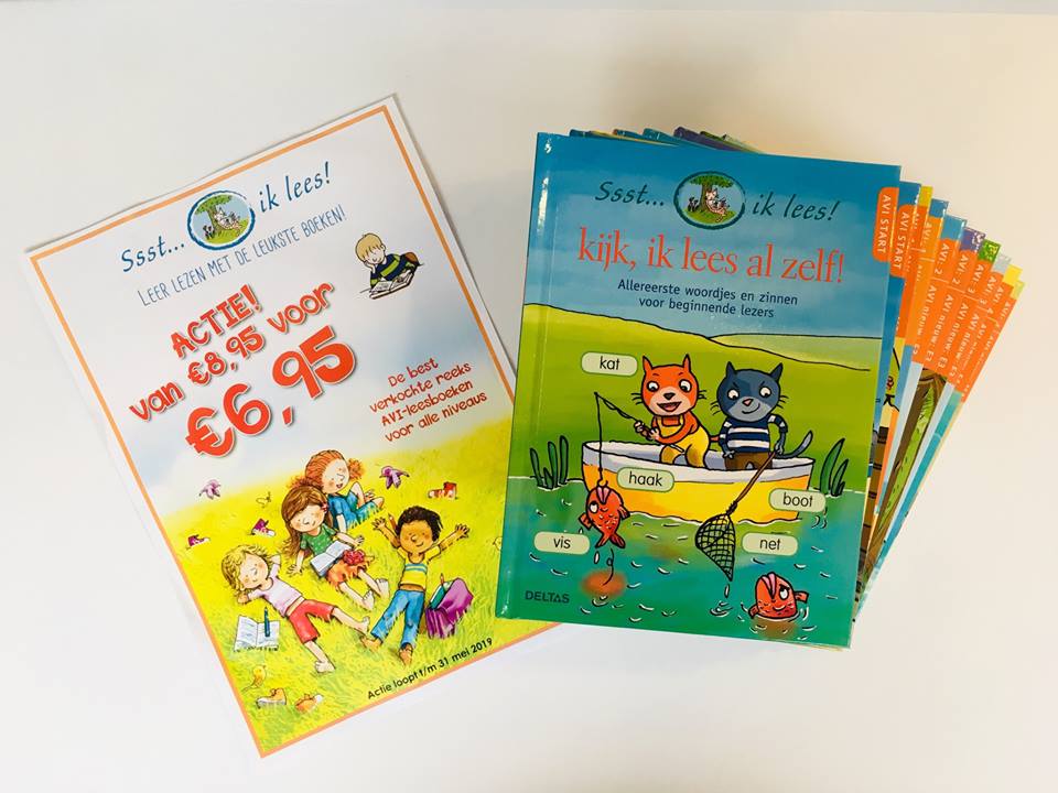 Geselecteerde titels van 'Ssst... ik lees!' Van €8,95 NU voor maar €6,95!

Nu bij Bruna Meppel verkrijgbaar. Actie loopt t/m 31 mei 2019.