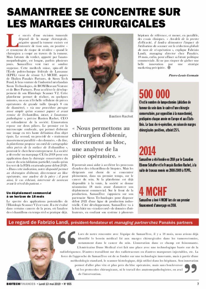 Great interview to Bastien ceo of <a href="/samantree/">SamanTree Medical SA</a> on ⁦<a href="/BiotechFinances/">JB Taste</a>⁩