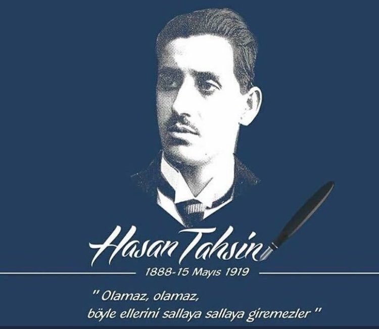 İzmir'in Yunanlılar tarafından işgal edildiği 15 Mayıs 1919 tarihinde Türk Milletinin namusuna kasteden işgalcilere ilk kurşunu sıkan yiğit Vatan Evladı #HasanTahsin'i rahmet ve minnetle anıyoruz.