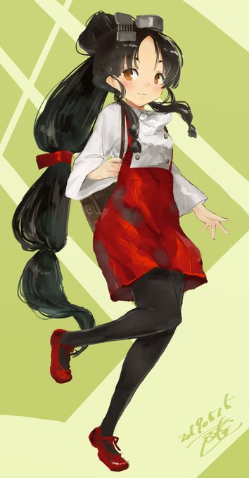 ストッキングの日ということでシュー日進全身描いてみた
 #ストッキングの日 