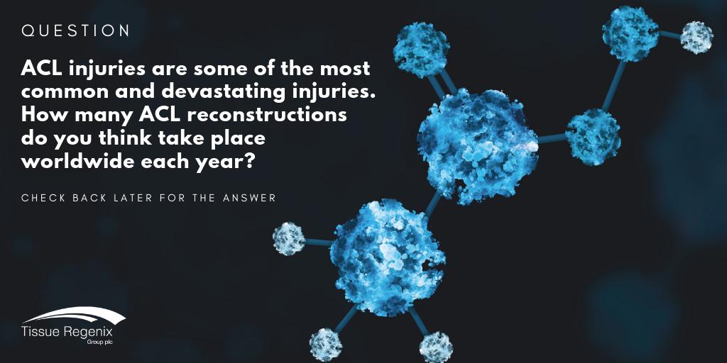 Today's Question: 
How many ACL reconstructions do you think take place each year around the world? 🤔
Check back later to find out
#WednesdayWisdom