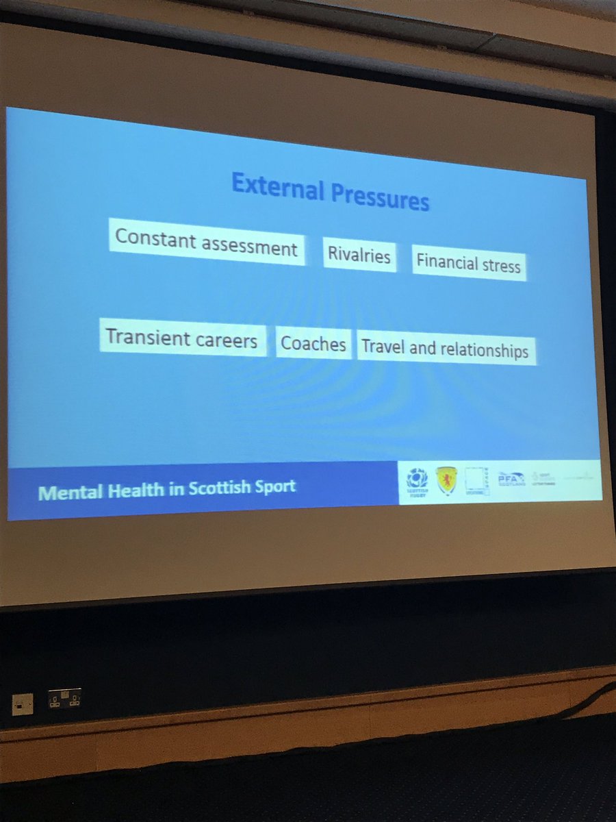 sportscotland's tweet photo. MENTAL HEALTH | „If exercise is good for your mental health, why is it risky to be an athlete?” - Professor Allan Currie talks about the benefits and risks of sport on #mentalhealth #SupportWithinSport https://t.co/khzLyTrWgS