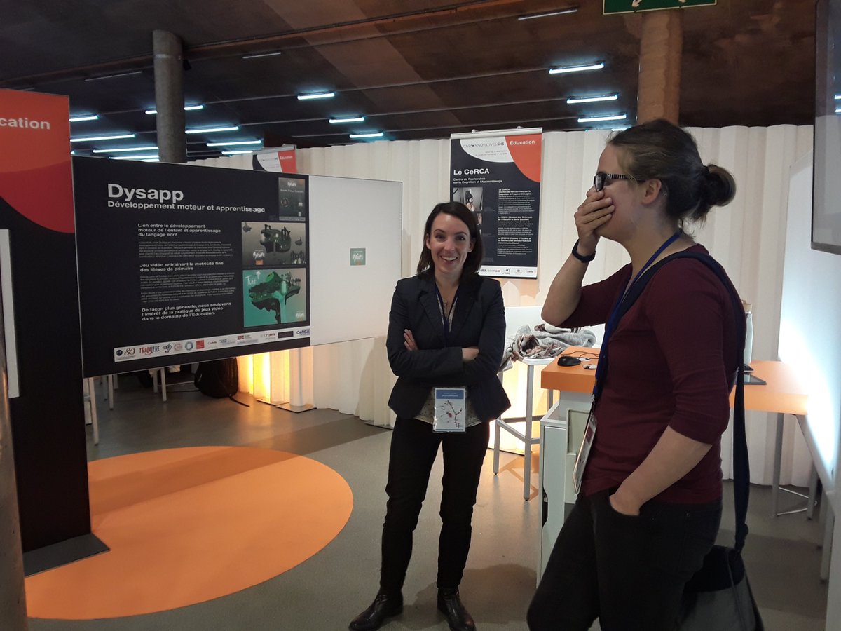MSHS_Poitiers's tweet photo. DYSAPP : UN JEU vidéo pour identifier et accompagner les élèves présentant des troubles moteurs et d'acquisition du langage écrit avec @Pauline_Quemart #CeRCA @MSHS_Poitiers @UnivPoitiers https://t.co/pvHpG6O2FI
