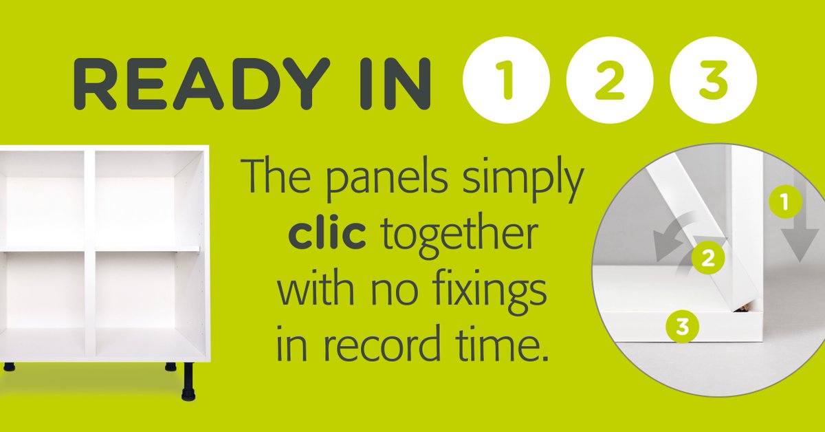 ba_clic's tweet photo. ClicBox is designed to make kitchen cabinet assembly quicker and easy. Saving you time on the job. Discover the power of the 'clic' with a free sample 👉🏼 https://t.co/I3GntoOSuq https://t.co/5zNMzPY8S7