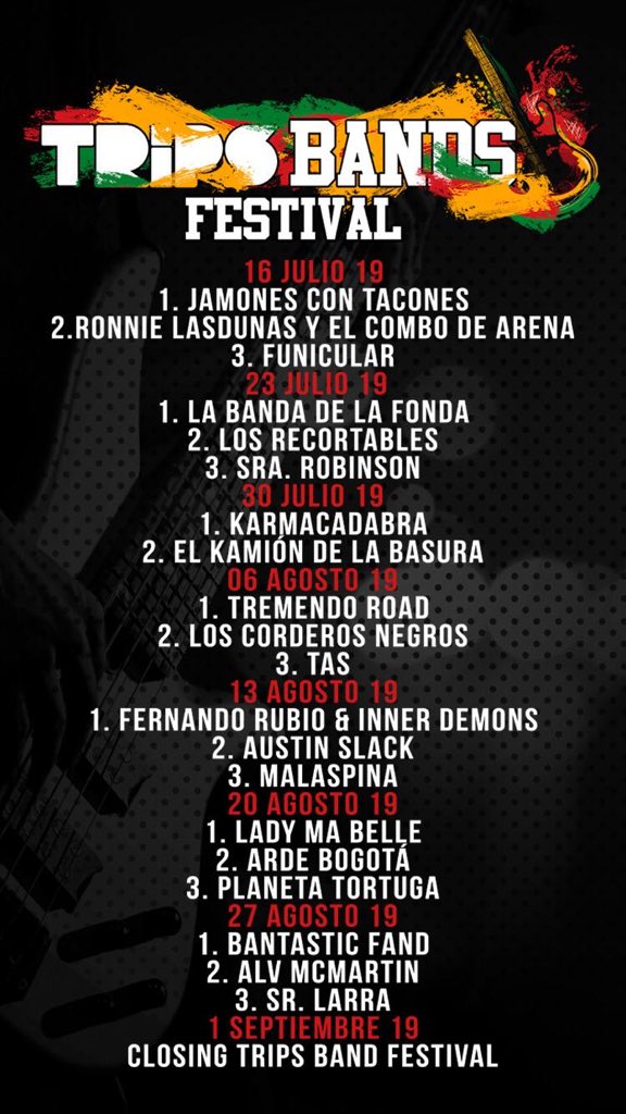 Los Recortables (@losrecortables) on Twitter photo Encantados de actuar en #TripsBands <a href="/tripssummerclub/">Trips Summer Club</a>  este verano!!! Junto a LaFonda y <a href="/srarobinsonband/">SRA.ROBINSON</a> !!!! Encantados de actuar en #TripsBands <a href="/tripssummerclub/">Trips Summer Club</a>  este verano!!! Junto a LaFonda y <a href="/srarobinsonband/">SRA.ROBINSON</a> !!!!