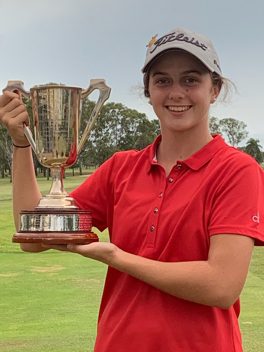 The 2019 QLD Women's Country Champion is Bundaberg's own Kate McFarlane with a 36 hole total of 152. Score &amp; Details
bit.ly/2Xyu4ov