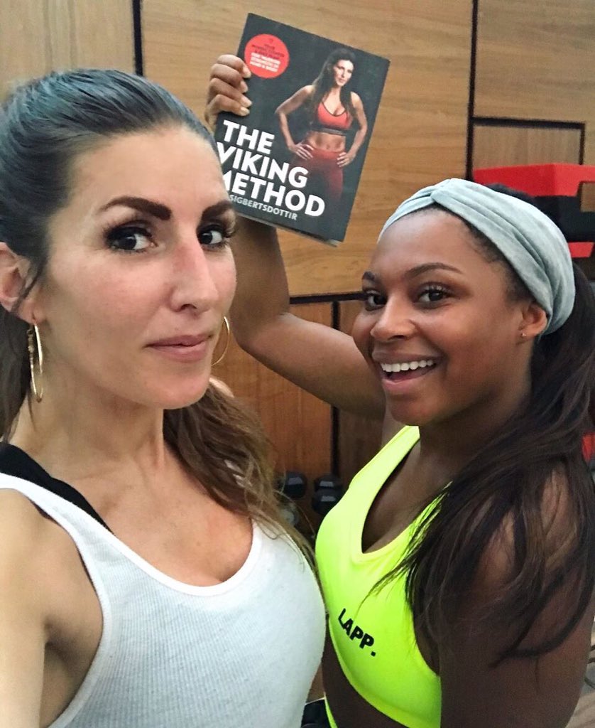 PeakHealthClub's tweet photo. Did you know @MightySamira also loves @thevikingmethod? Join one of Svava’s hardcore classes at The Peak to channel your inner Viking warrior! #workoutwednesday https://t.co/ZFcwrSQqrP