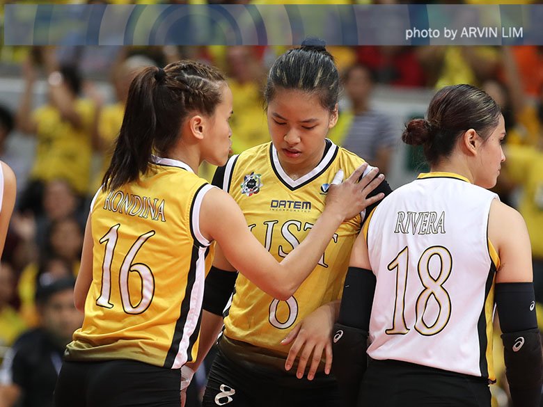 abscbnsports's tweet photo. Eya Laure vows to get back stronger in the winner-take-all: "Pagsubok lang ‘to na hindi dito natatapos." #UAAPVolleyballFinals https://t.co/KO1EbRDBvZ https://t.co/9raG1LtRSS