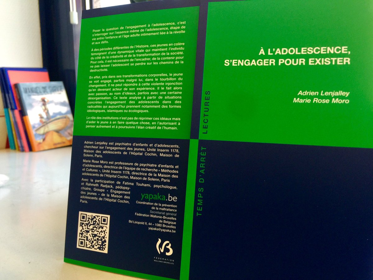 Poser la question de l’#engagement à l’#adolescence, c’est s’interroger sur l’essence même de l’adolescence, étape de vie entre l’enfance et l’âge adulte intimement liée à la #révolte et aux #défis
#livre à télécharger gratuitement yapaka.be/livre/livre-a-…