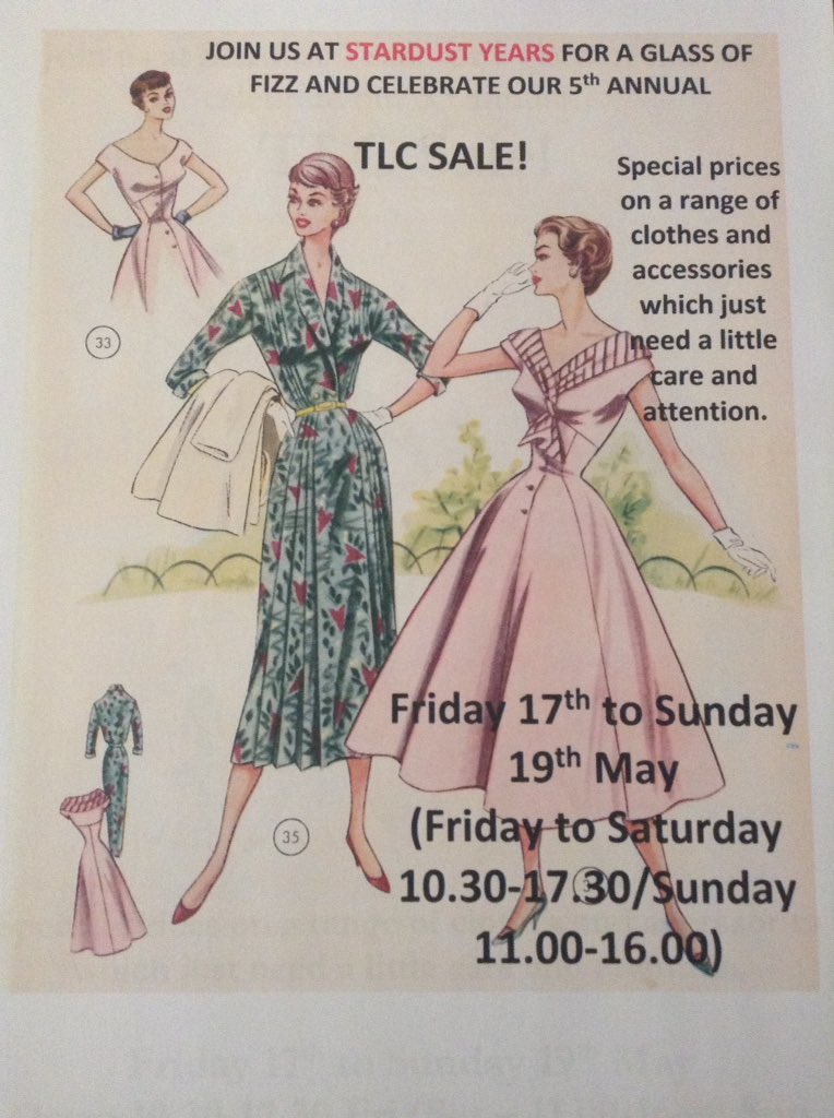 StardustYears's tweet photo. Don't miss our TLC Sale this weekend! Only in our Winchester shop! #vintage #recycle #upcycle #unique #FriSatSun https://t.co/pzJoAob8oW