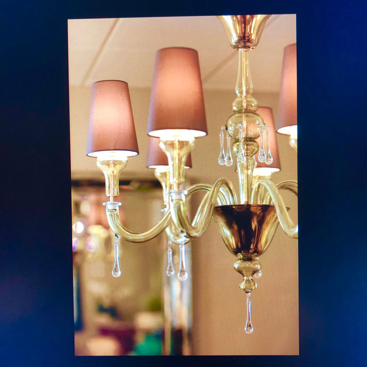 Amazing, shot from our photo shot of our new, handmade, Venetian glass Arpino chandelier. #interiordesigner #DesignThinking #style