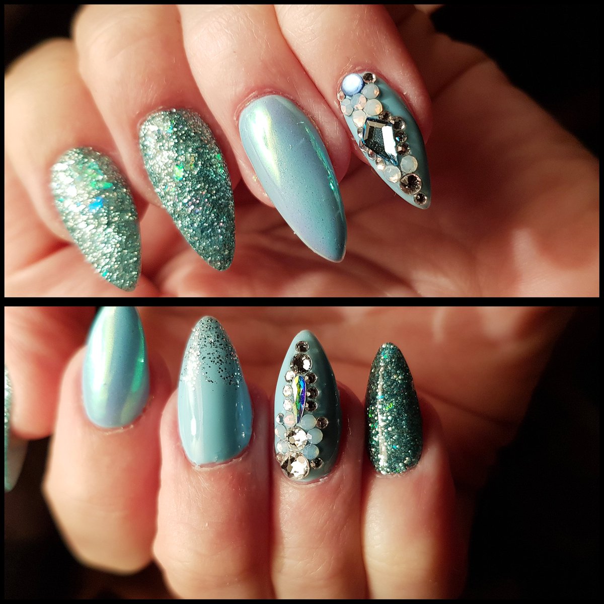 LoyalLonz82's tweet photo. 💙💁🏻‍♀️💎😍Sorry...I can't hear you over all this beauty! #BlingBabe https://t.co/1iufjVYfK9
