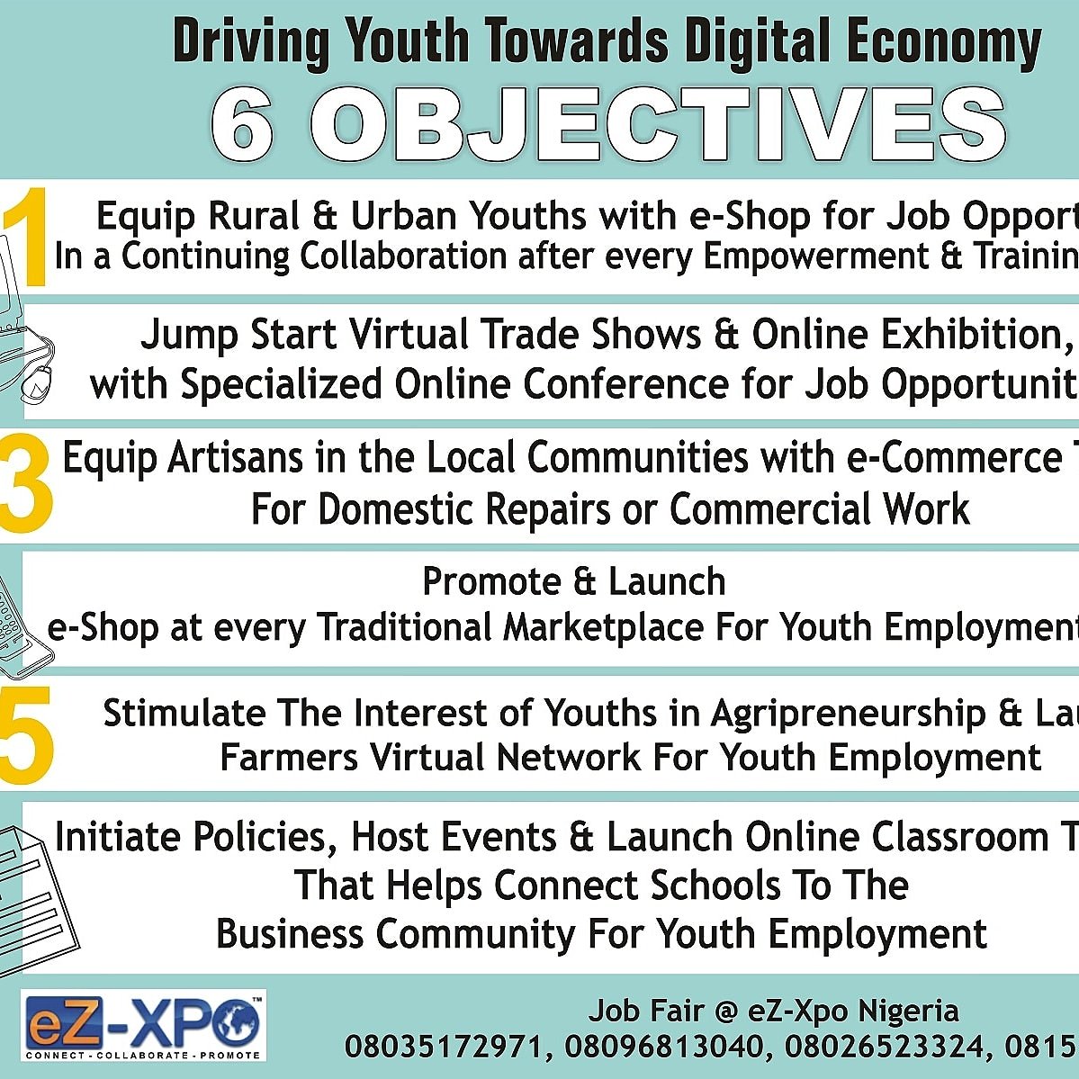BlockchainTool_'s tweet image. Our #blockchaintoolkits  @blockchaintool_ will Jumpstart job creation 

Equip rural &amp;amp; urban youths #youths with e-Shop💰&amp;amp; e-tools 4 youth employment 💪 in a continuing collaboration after every empowerment prog

#jobs
#businesses 
#business
#digital
For details 
(+234)08155744214