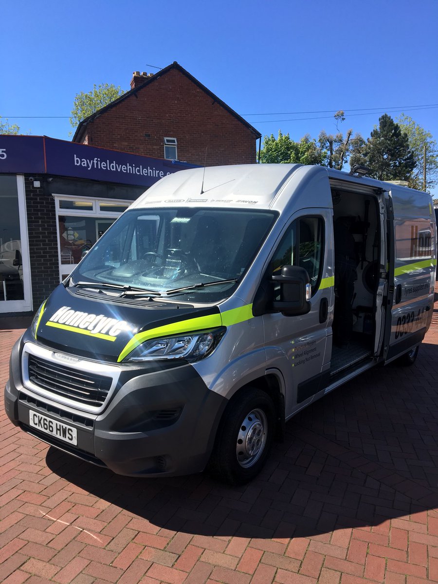 Another rapid tyre replacement thanks to ⁦<a href="/Hometyre_Shrops/">Shropshire Hometyre</a>⁩ . They come to you so no downtime in the tyre depot! #SavingMoneyBySavingTime