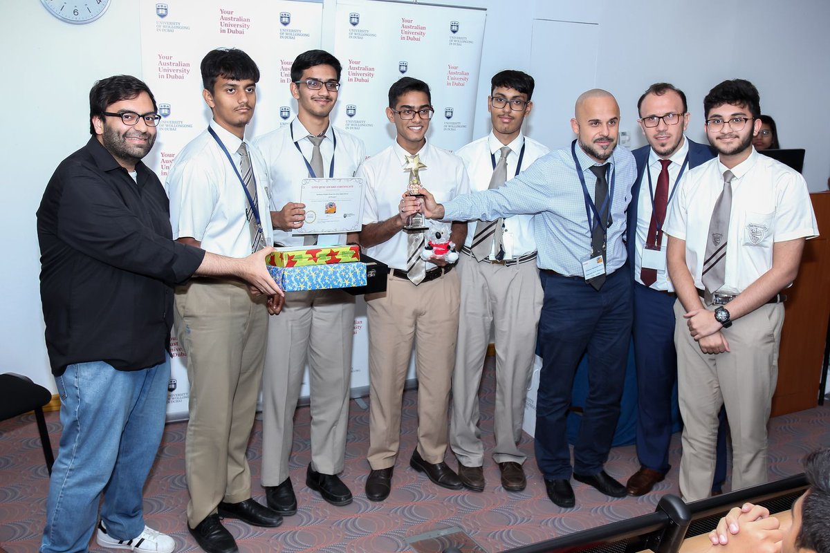 UOWD's tweet image. Nearly 200 student from 12 schools across the #UAE recently participated in the #UOWD #AppVision competition aimed at encouraging the youth to embrace #technology and to come up with #solutions to solve day-to-day problems. Read more about it here buff.ly/2Q4b0vT