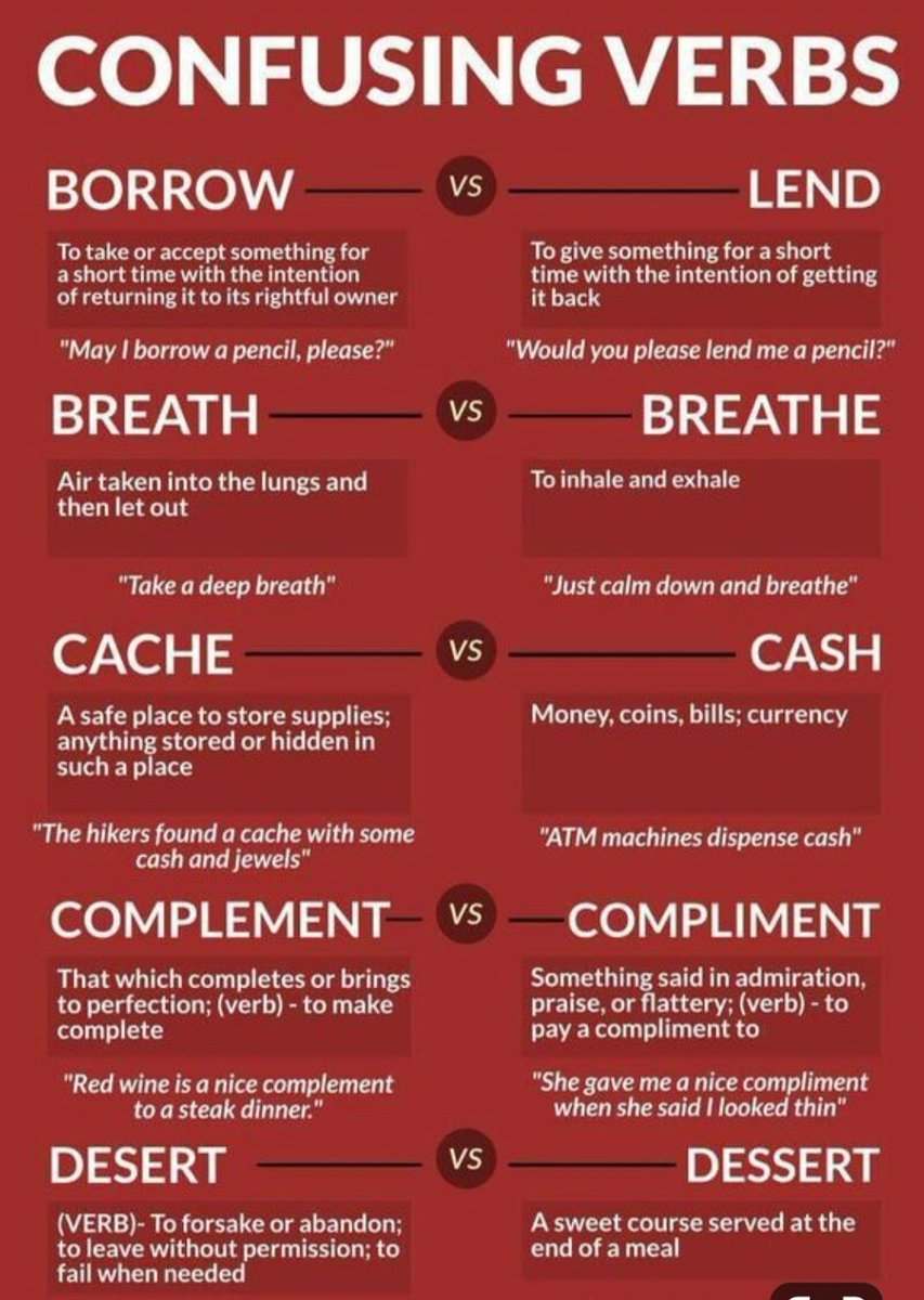 Asif_Mushtaq7's tweet image. #IELTSwithAsif
#ConfusingVerbs #verbs
#ieltsVocabulary
