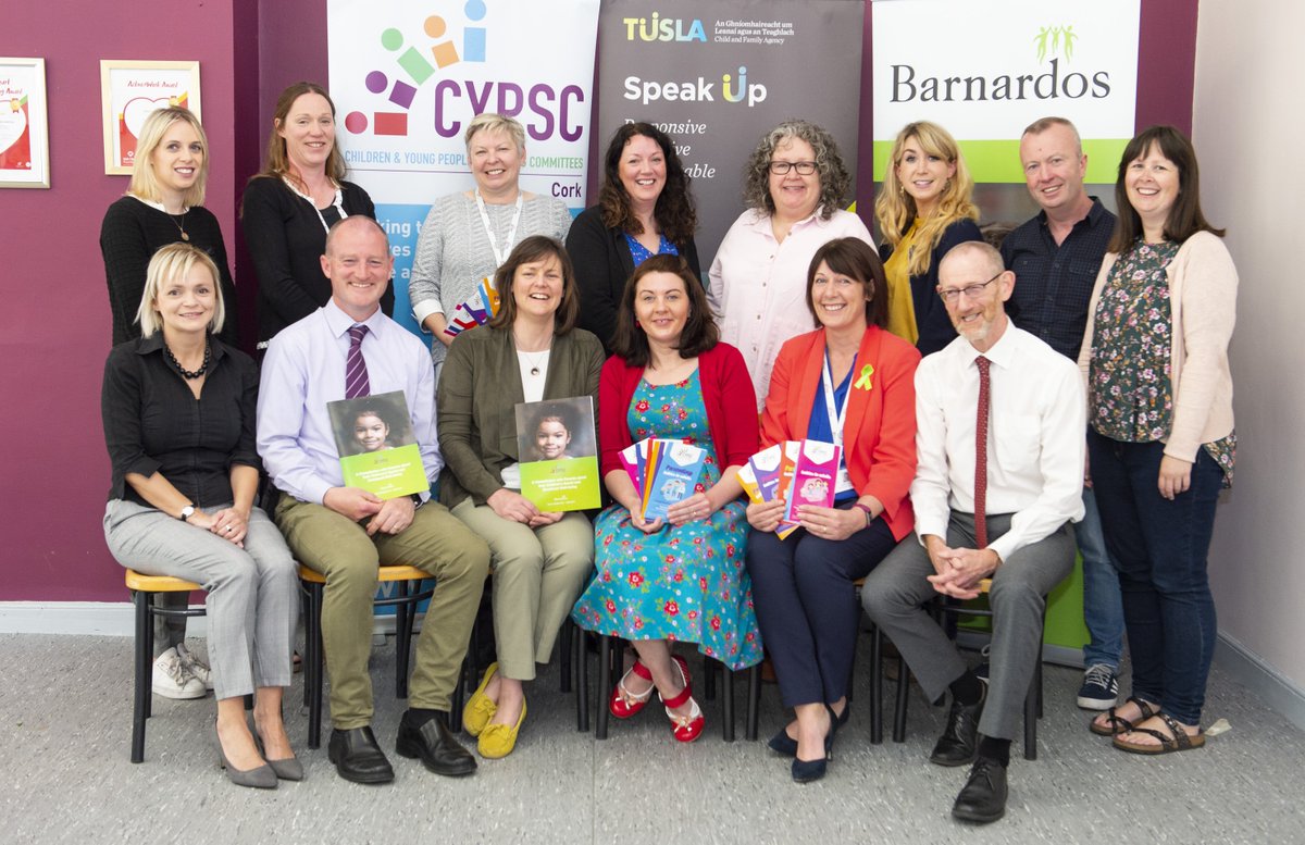 ISPCCChildline's tweet photo. The ISPCC team in Cork were delighted to support the launch of the Cork CYPSC Parenting Leaflet - highlighting six key messages to support parents. Further information and support for parents can be found at https://t.co/tSS8u0L0Ig @ISPCCChildline @tusla #ChildAndFamilyWeek https://t.co/yTtvmJhrCV