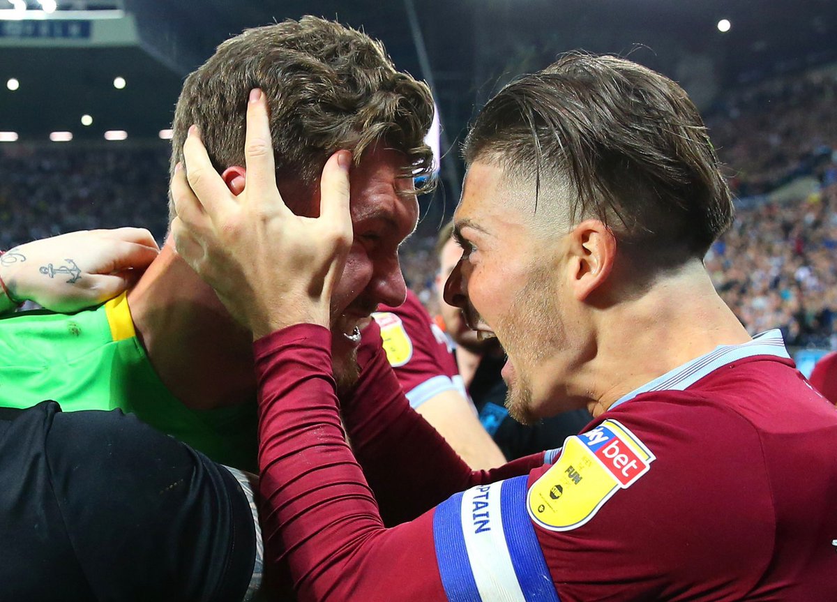JackGrealish's tweet photo. Shoutout to this guy for last night! Finally got his chance this season &amp; grabbed it with both hands! One of the hardest working pros I’ve ever seen &amp; now getting the recognition &amp; credit he deserves! One last push now boys! 🙏🏻❤️⚽️ https://t.co/gU4sa3gC1J