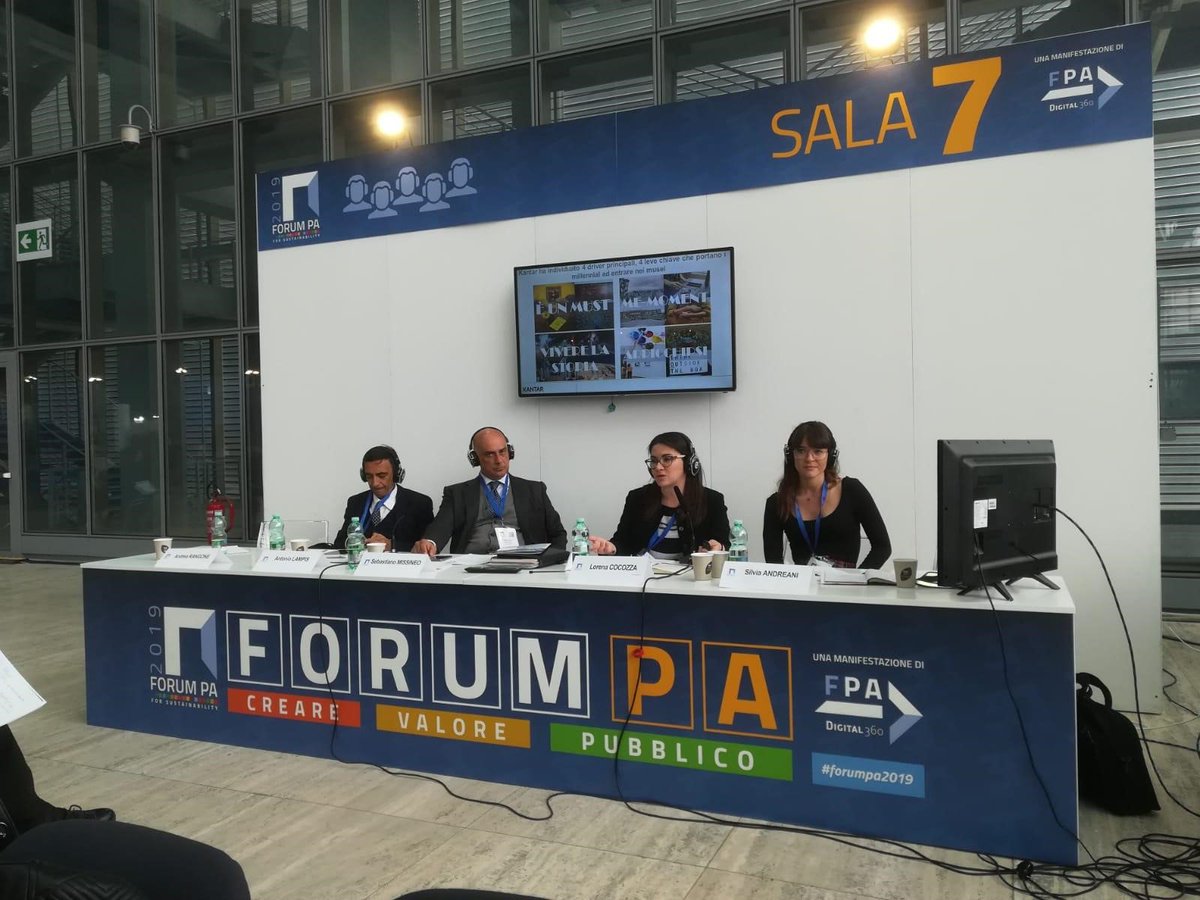 Il <a href="/Kantar/">Erhan Kantar</a> #MillennialLab al #ForumPA2019 per portare le motivazioni e le barriere alla fruizione museale...Lorena Cocozza e <a href="/SilviaThatsdeck/">Silvia Andreani</a> <a href="/FPA_net/">FPA - FORUM PA - A DIGITAL360 Company</a> @Digital360Group @Lottomatica_
bit.ly/2WH0fSL