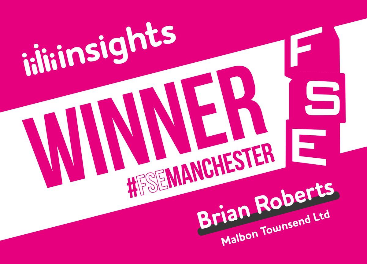 AdviserInsights's tweet photo. Our first survey winner at #FSEManchester is Brian Roberts of Malbon Townsend - congratulations! #ProjectInsights https://t.co/40ev8Ugroj