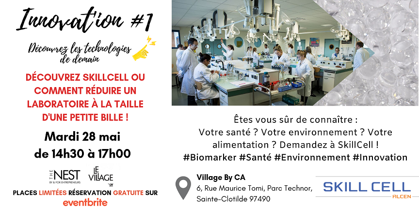 nestreunion's tweet photo. Innovat'ion #1 avec la société ALCEN sera à la Réunion pour nous présenter son innovation SkillCell. https://t.co/LIKym0hufA https://t.co/HtLywGCfMB