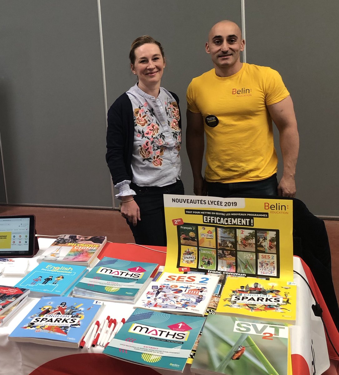 EdulibFR's tweet photo. Nous vous attendons avec @BelinEducation à Argentan ! Les spécimens numériques sont à découvrir avec nous !#normandeday #manuelsnumeriques #reformedulycee https://t.co/NLfkTVWiZa