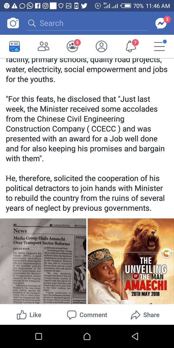 wogu_eric's tweet photo. Media Group ( MVC ) hails Amaechi on Transport Sector Reform...

@ObyNdukwe5 @MBuhari @Laurestar @AchiWobodo @SaharaReporters @APCUKingdom @GarShehu @elrufai @channelstv @DandyLoveday https://t.co/yrvRX3fxGB