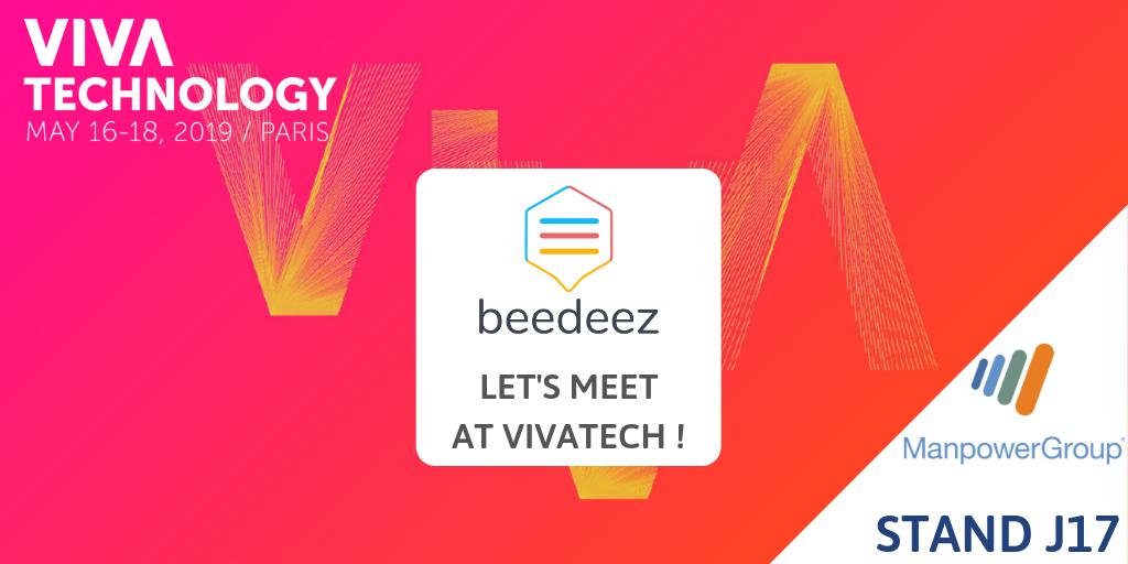 BeedeezApp's tweet photo. 🎊 N'oubliez pas #Vivatech2019 c'est demain ! Rendez-vous sur le stand Manpower (STAND J17) pour nous rencontrer 🔥 --> https://t.co/QV6JRSgLax
#event #DigitalLearning #innovation #formation #formpro #RH #DRH https://t.co/iVFd6PPoAH