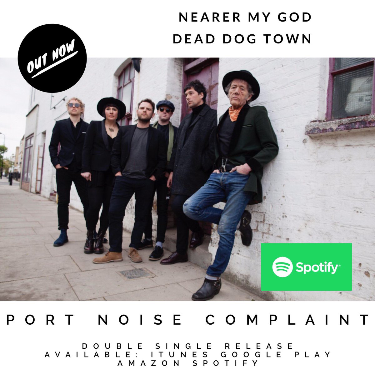 🚨I am so excited to announce that you can check out the Double Single from Port Noise Complaint on @Spotify ⤵️ open.spotify.com/artist/5RO5D2w… #NearerMyGod & #DeadDogTown @PortNoiseC We hope you enjoy Full Album Release 30.05.19 @AdrianCoxMusic #portnoisecomplaint #newmusic