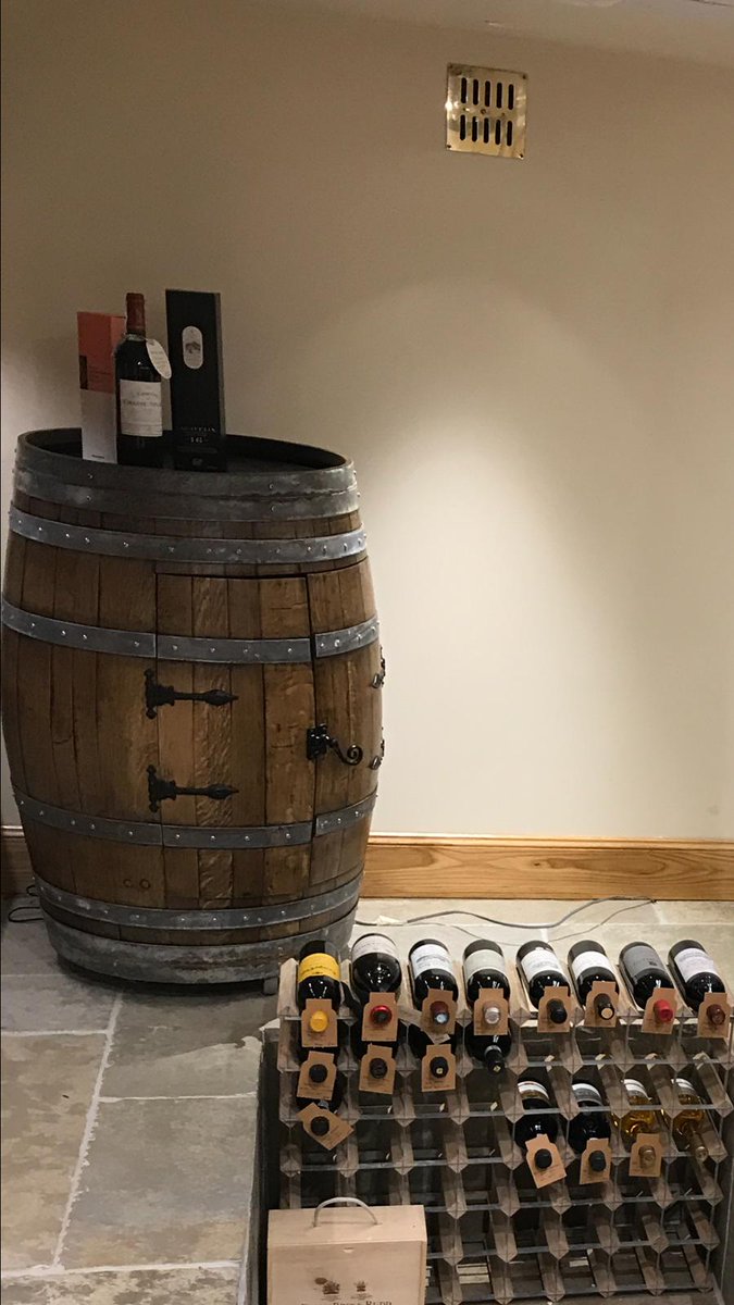 SDManufact's tweet photo. We worked with the natural beauty of #solidoak to create this spectacular wine cellar rack and tasting area for our client. Our client did mention that if anyone is looking for him, this is where he might be found.

https://t.co/3iydA47JR7

#custommanufacturing #bespoke #joinery https://t.co/pQX7mcmQJo