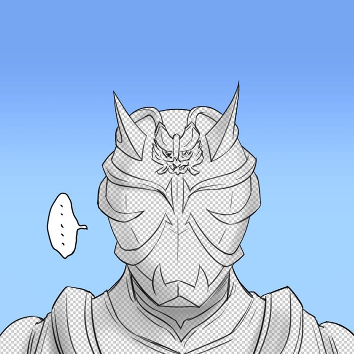 でんでん まるで透明になったみたい