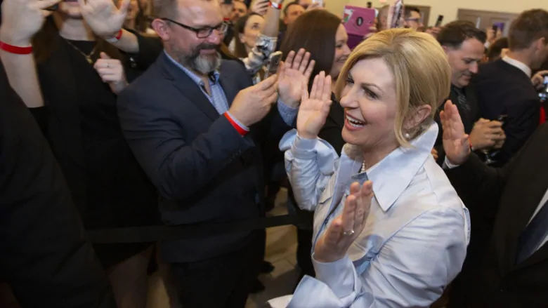 CBCHamilton's tweet photo. Hamilton Croatians pack hall to see Croatian president with Trudeau. https://t.co/iTOXUlFHHl #HamOnt https://t.co/Af4654vAic