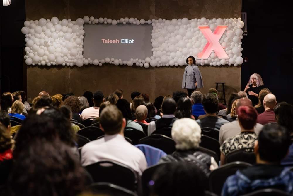 taleahmor's tweet photo. Hi Friends I still can’t believe I spoke at @tedxroc.  It was so amazing. My parents said this is just the beginning &amp; I’m ready, check out my website and to get updates for my Story Carnival. 
#kidauthor #storycarnival #childrensbooks #girlsrock #kidinfluencer #tedxroc #tedx https://t.co/SdkvjyjTE9