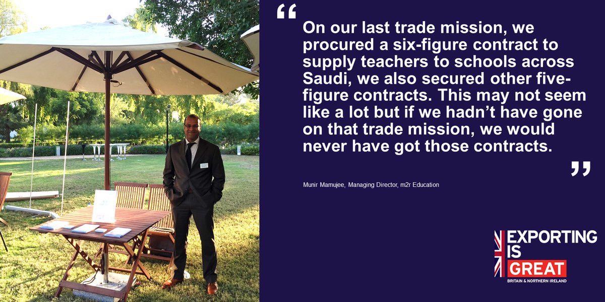 Hear from our #NPHExportChamp @m2rglobal and the business' great export success. Learn from their experience and take it from someone who is already selling successfully overseas ow.ly/MbpH50u9vXB #ExportingIsGREAT