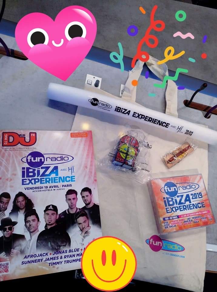 Pack Fun bien cool cette semaine !
Album, DJ Mag édition Spéciale, et plein de Goodies #FunRadioIbizaExperience !
Pour gagner #RT et Dites en com ce que vous faites cet aprèm ! Gagnant semaine dernière : @thudao76
TAS parmi tous les participants, sur tous les RS #Concours