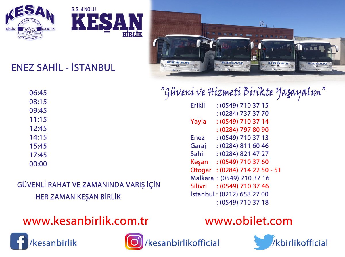 keşan birlik telefon