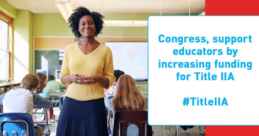 RiderCEHS's tweet photo. #TitleIIA allows states and districts to improve teaching and school leadership through professional learning #PD2Learn @mgcjusa @TheBradCurrie @JayBilly2 @suzieprof @Glennr1809 @ScottRRocco @halpin_nicole https://t.co/7xeRa4i8SM