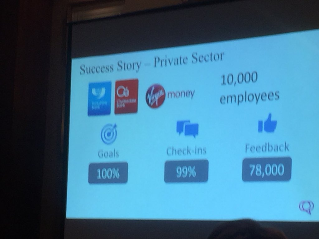 #ppmahr19 so who’s doing this well? Performance Management at Clydesdale bank (......) net result employee engagement improved...