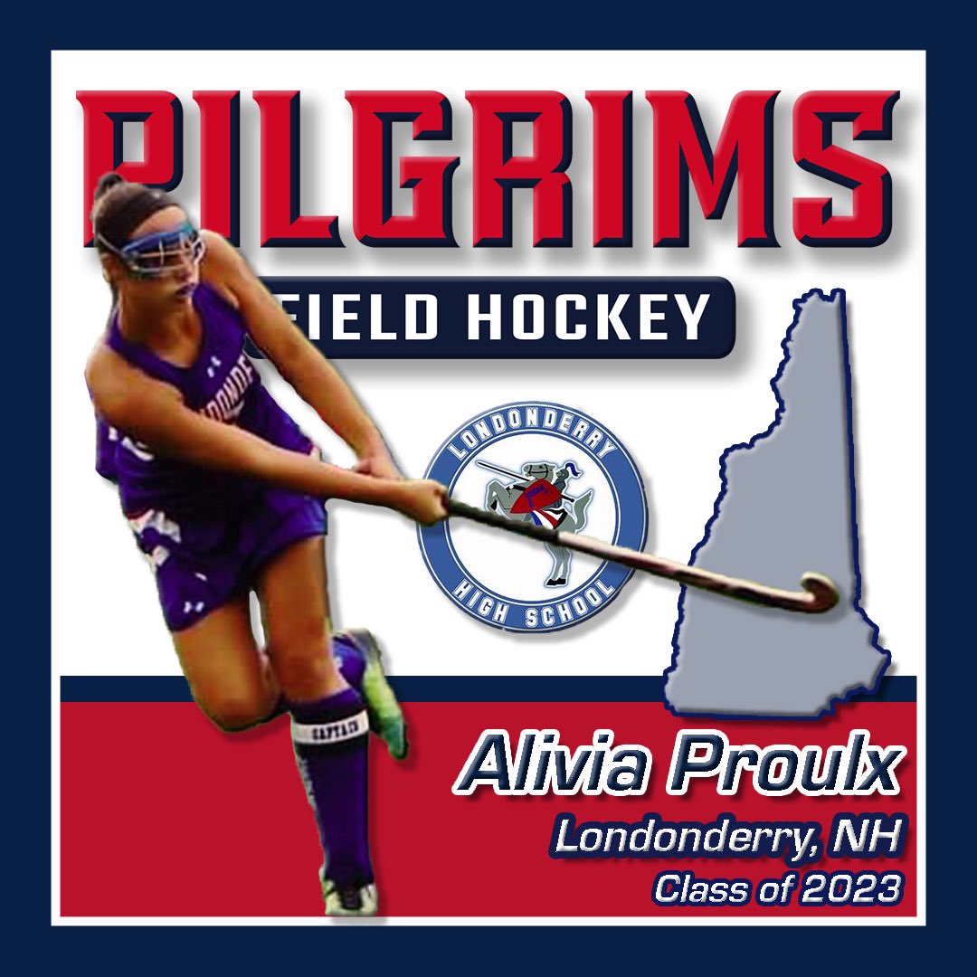 NEC_FH's tweet photo. It’s Welcome Wednesday for the class of 2023! Alivia Proulx from Londonderry High School in Londonderry, NH will be joining NECFH in the 2019 season! #welcomeweds #necfh19 #gogrims #fieldhockey #necc #lancersfh #pilgrimplatoon https://t.co/gmeI06Ag0E