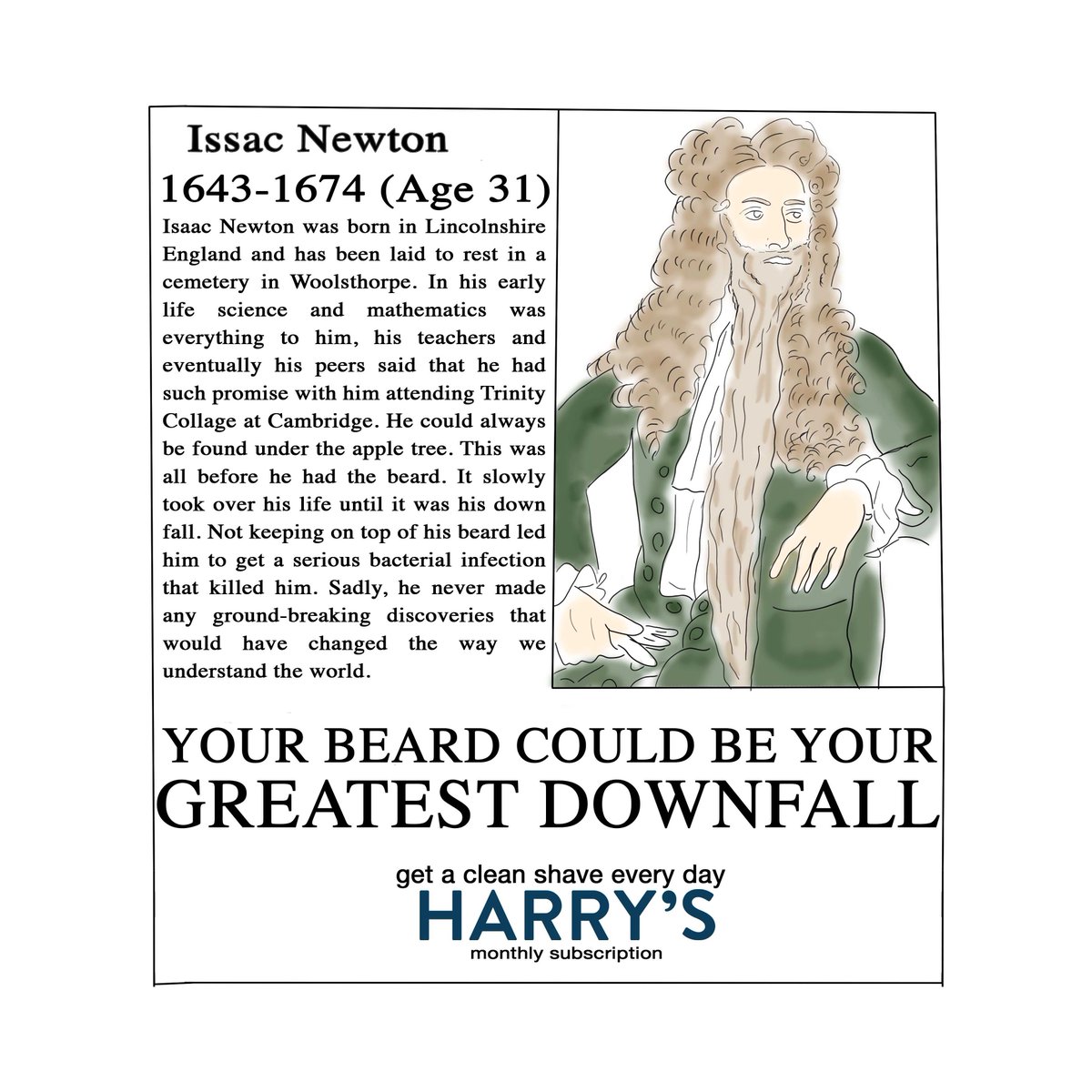 shitncrit's tweet photo. This is why you shouldn't let your beard run wild. 🦁
#harrys #beard #crit #placementplease #portfolio #bookcrit #advertising #ad https://t.co/iGDns9vtE6