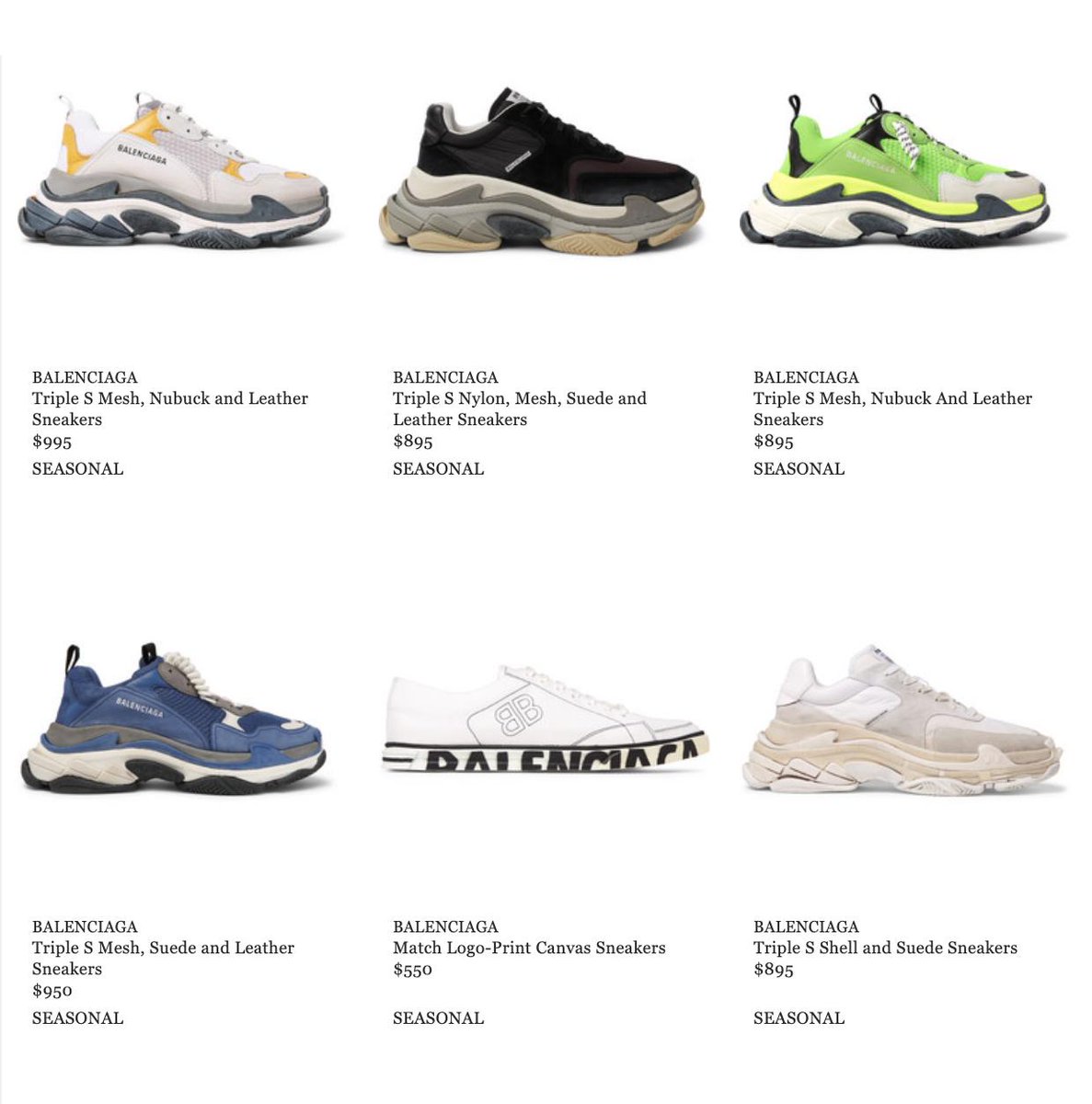 balenciaga triple s rare