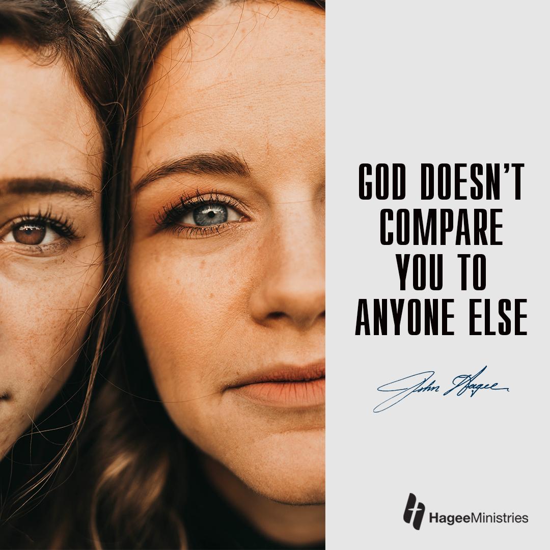 PastorJohnHagee's tweet photo. God doesn’t compare you to anyone else, because you are a one-of-a-kind divine masterpiece.

#qotd #quoteoftheday #totd #thoughtoftheday https://t.co/xnHFuH9aPR