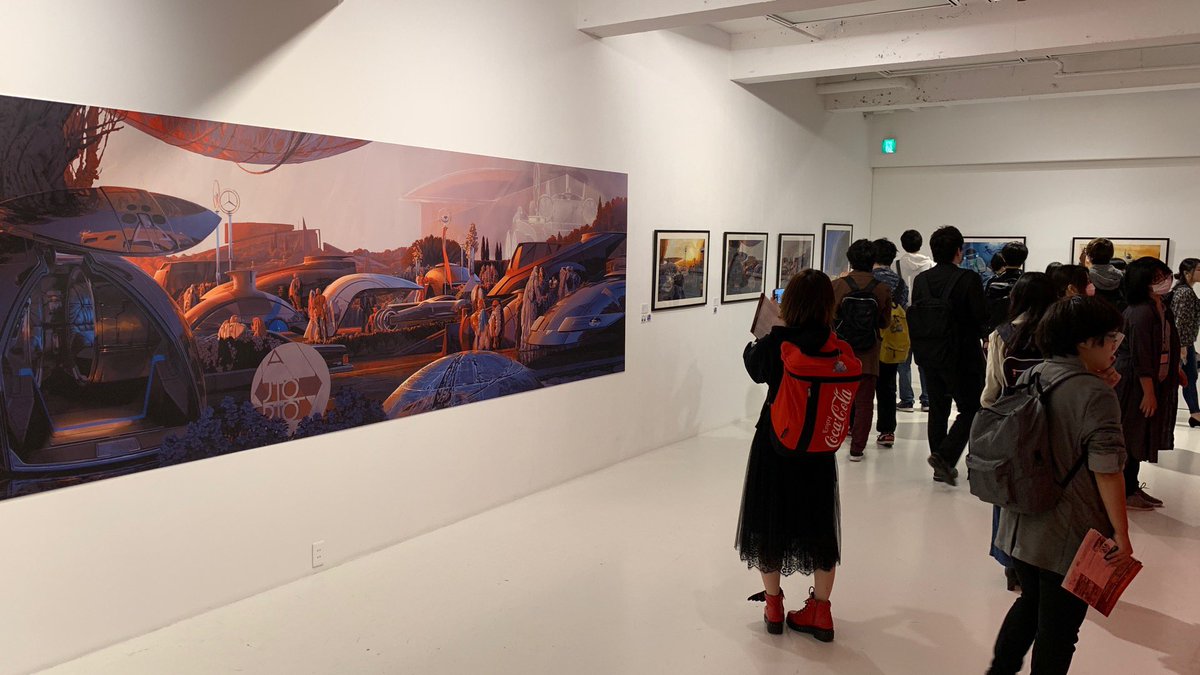 公式 Tca 東京コミュニケーションアート専門学校 على تويتر シドミード展に行ってきました 原画のパワーは凄い 世界的に有名な コンセプトアーティストの作品を みんな食い入るようにみてました 今日から3日間 ゲームグラフィック コンセプトアート専攻の学生